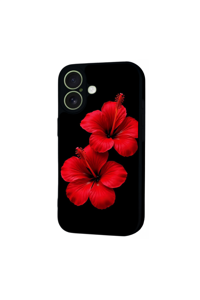 iPhone 17 Uyumlu Cicek Tasarımlı Glossy Premium Kılıf