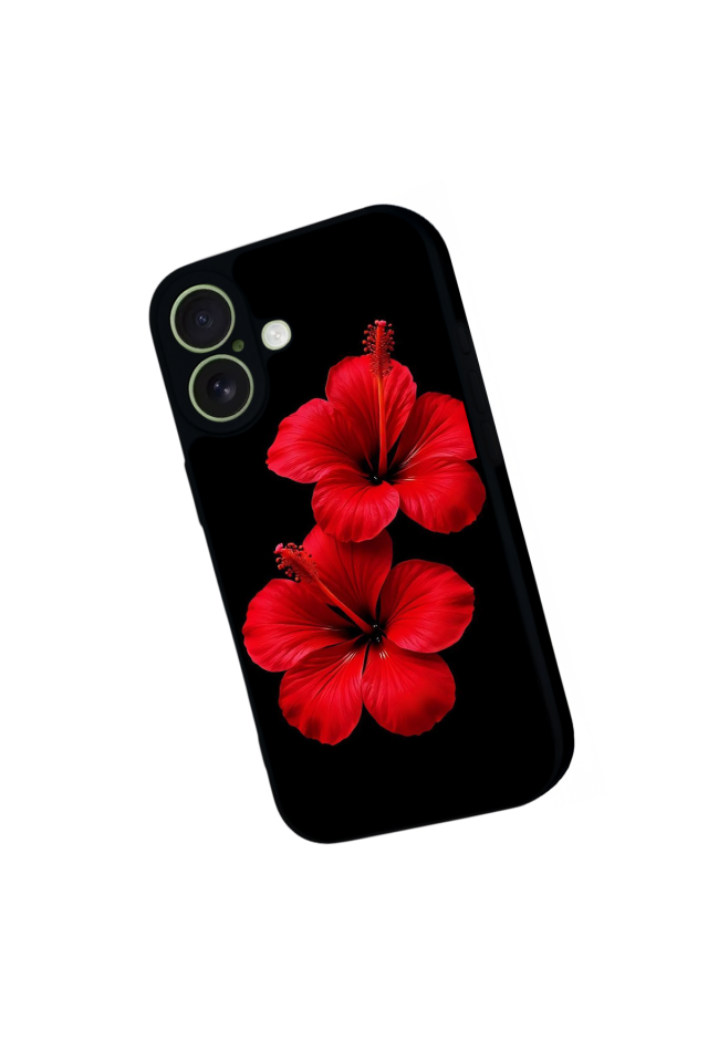 iPhone 17 Uyumlu Cicek Tasarımlı Glossy Premium Kılıf