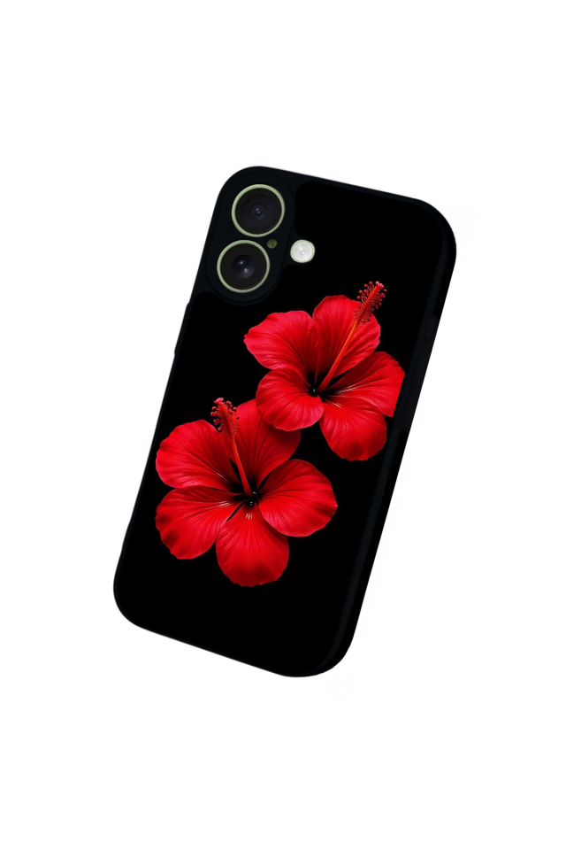 iPhone 17 Uyumlu Cicek Tasarımlı Glossy Premium Kılıf