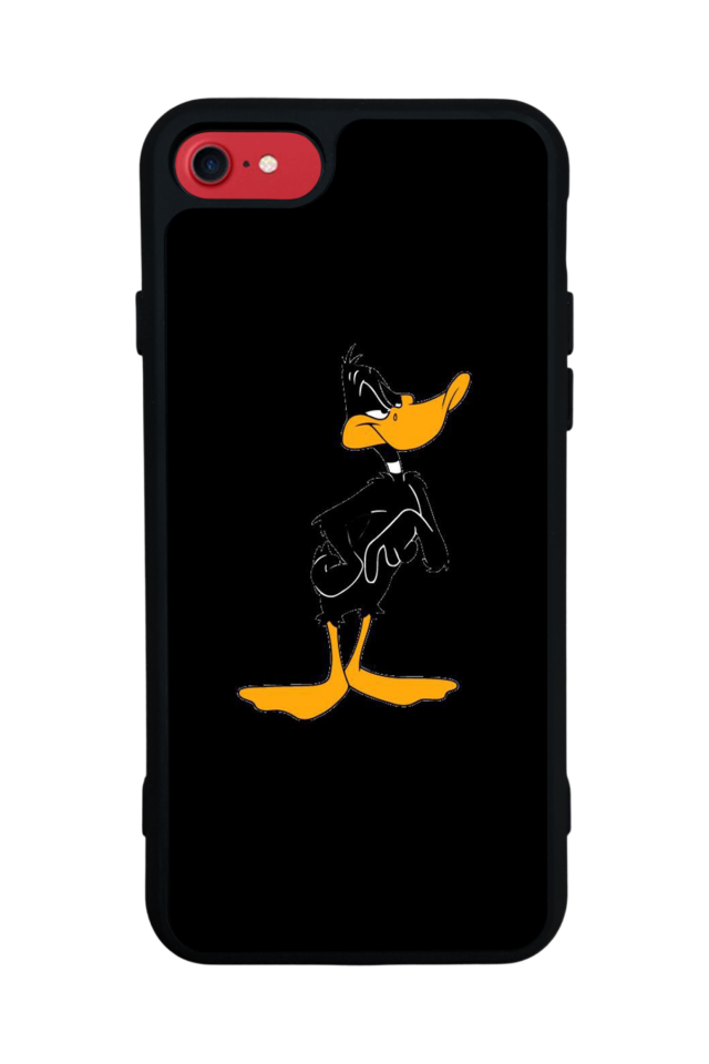 iPhone SE Uyumlu Daffy duck Tasarımlı Glossy Premium Kılıf