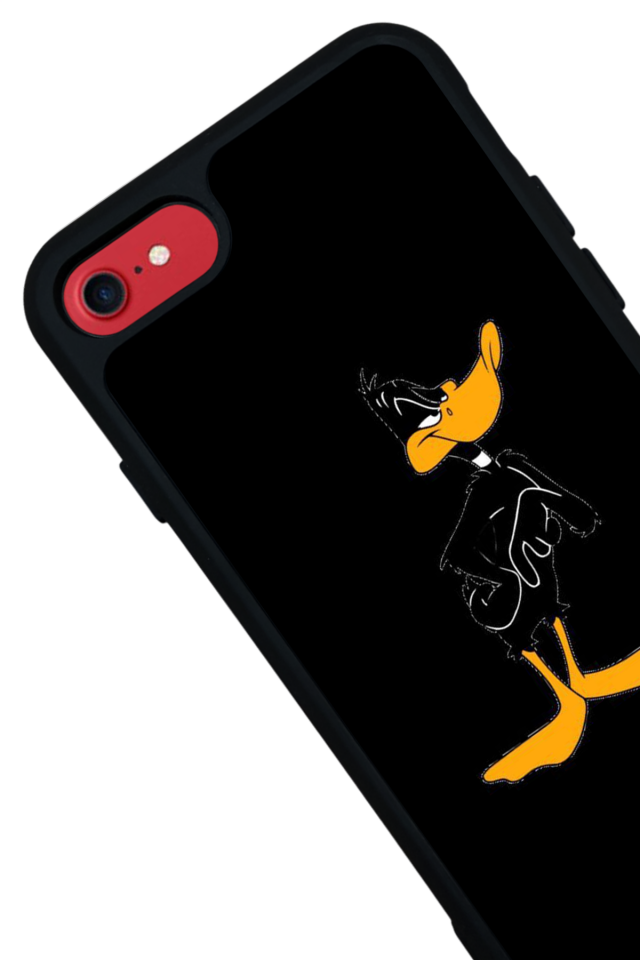 iPhone SE Uyumlu Daffy duck Tasarımlı Glossy Premium Kılıf