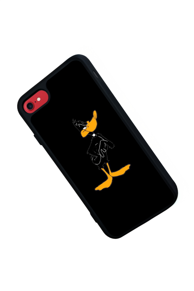 iPhone SE Uyumlu Daffy duck Tasarımlı Glossy Premium Kılıf