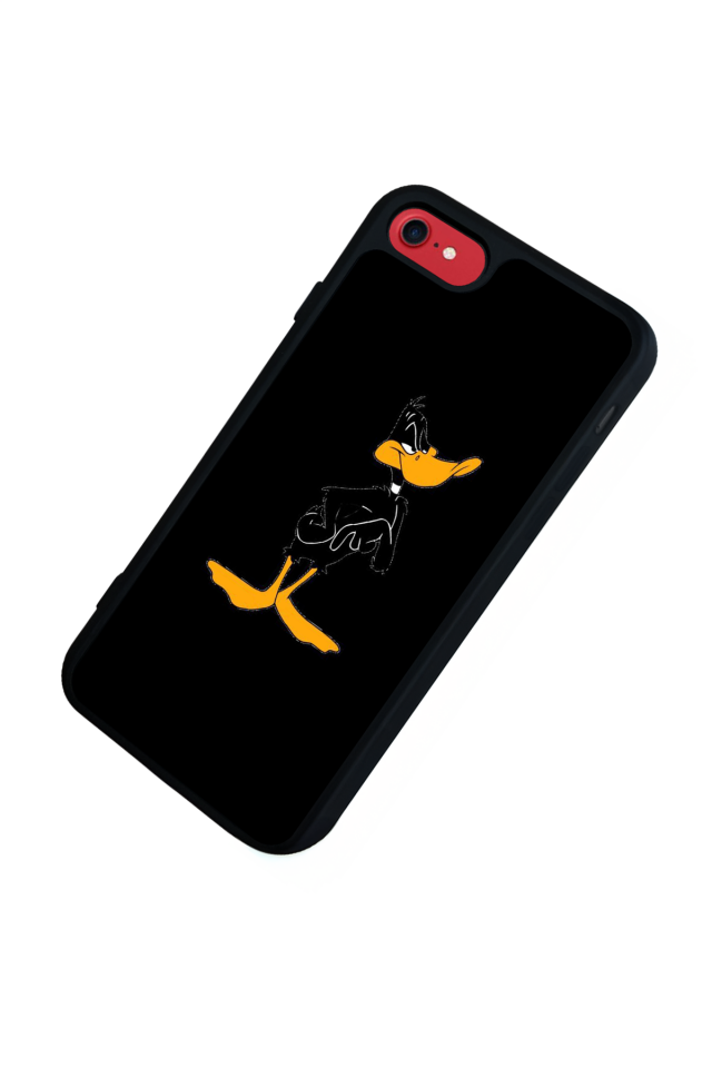 iPhone SE Uyumlu Daffy duck Tasarımlı Glossy Premium Kılıf