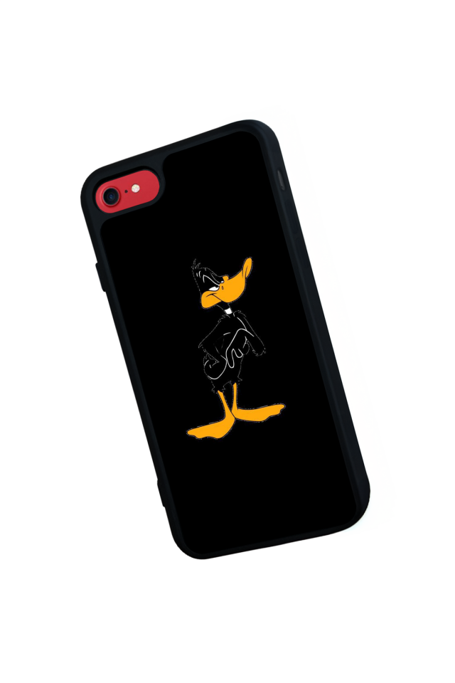 iPhone SE Uyumlu Daffy duck Tasarımlı Glossy Premium Kılıf