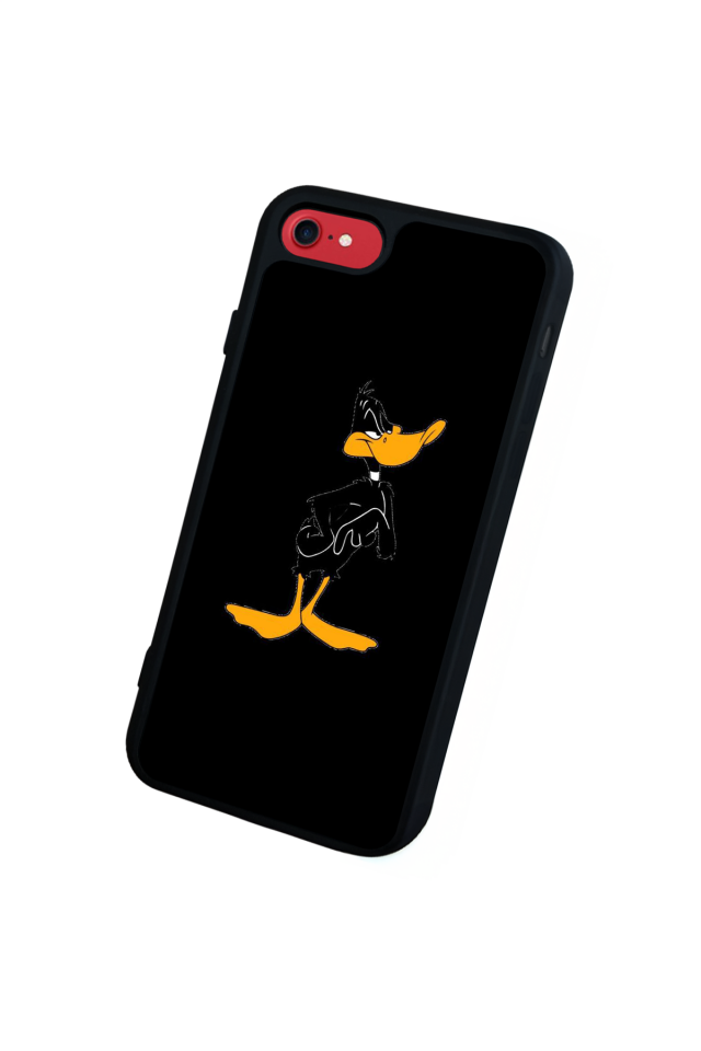 iPhone SE Uyumlu Daffy duck Tasarımlı Glossy Premium Kılıf