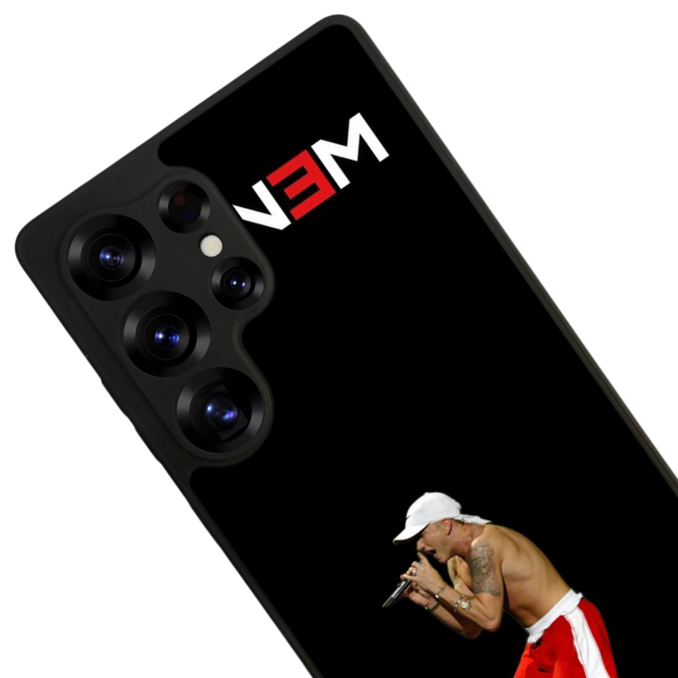 Samsung Galaxy S25 Ultra Uyumlu Eminem Tasarımlı Glossy Premium Kılıf