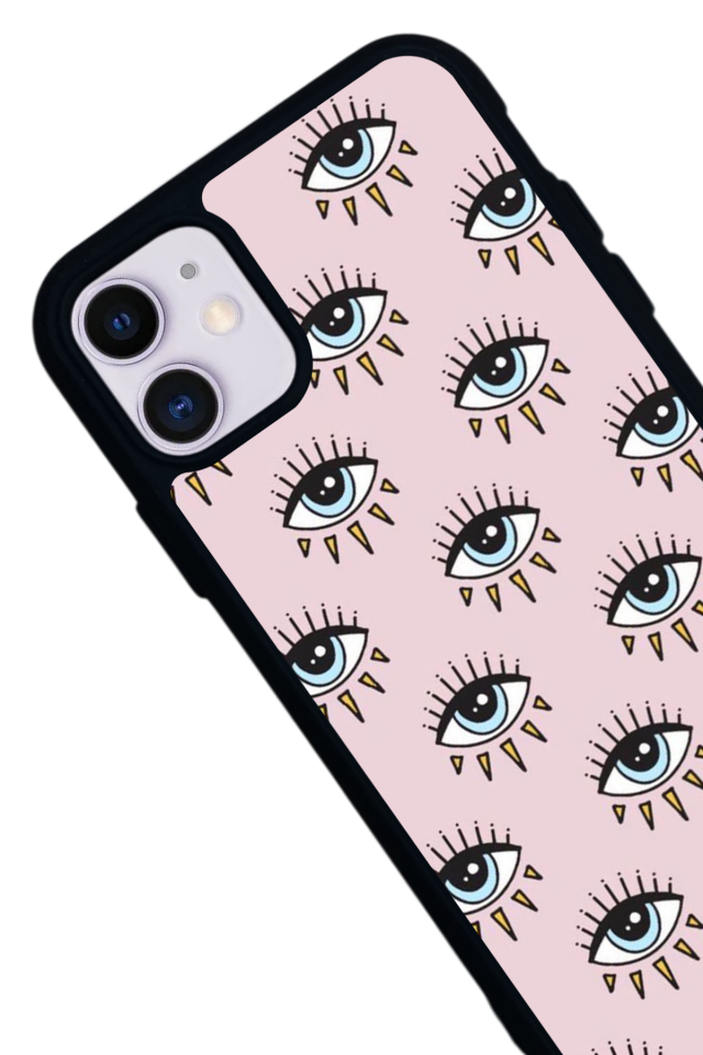 iPhone 11 Uyumlu Göz Tasarımlı Glossy Premium Kılıf