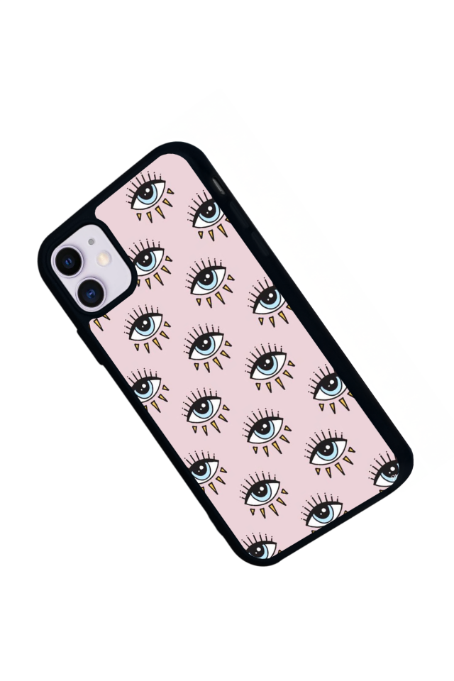 iPhone 11 Uyumlu Göz Tasarımlı Glossy Premium Kılıf