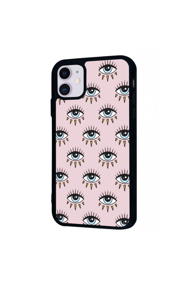iPhone 11 Uyumlu Göz Tasarımlı Glossy Premium Kılıf