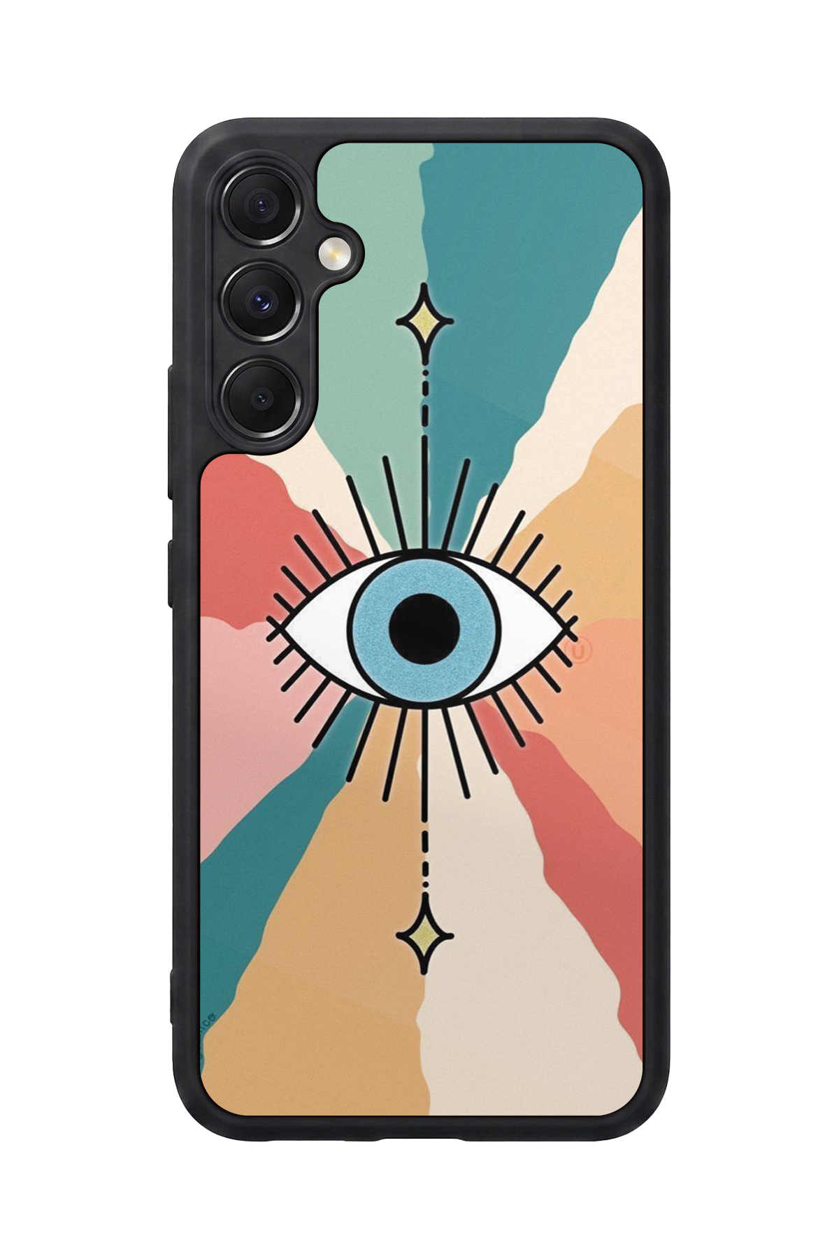 Samsung Galaxy M34 Uyumlu Göz Tasarımlı Glossy Premium Kılıf