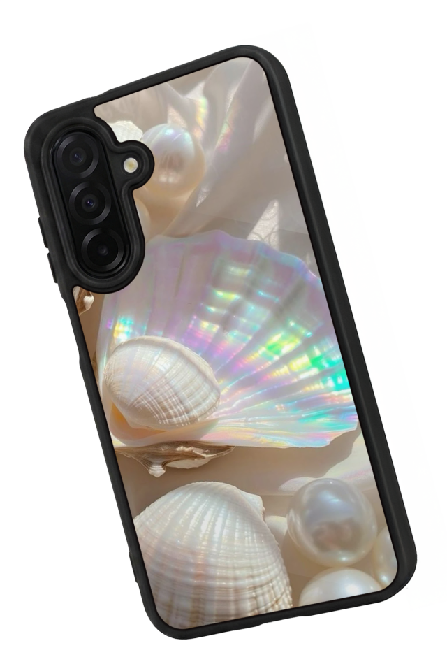 Samsung Galaxy A56 Uyumlu  İnci Tasarımlı Glossy Premium Kılıf