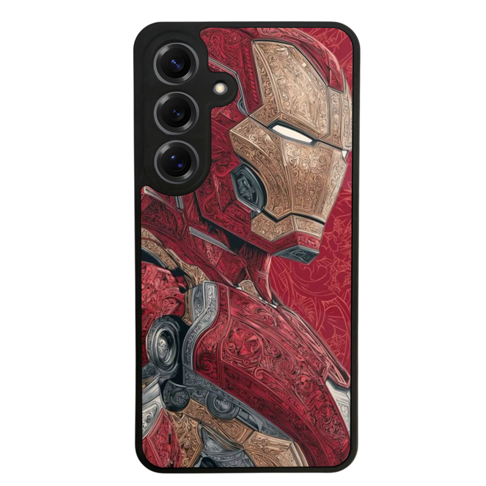 Samsung Galaxy S25 Uyumlu Iron Man ( Demir Adam ) Tasarımlı Glossy Premium Kılıf