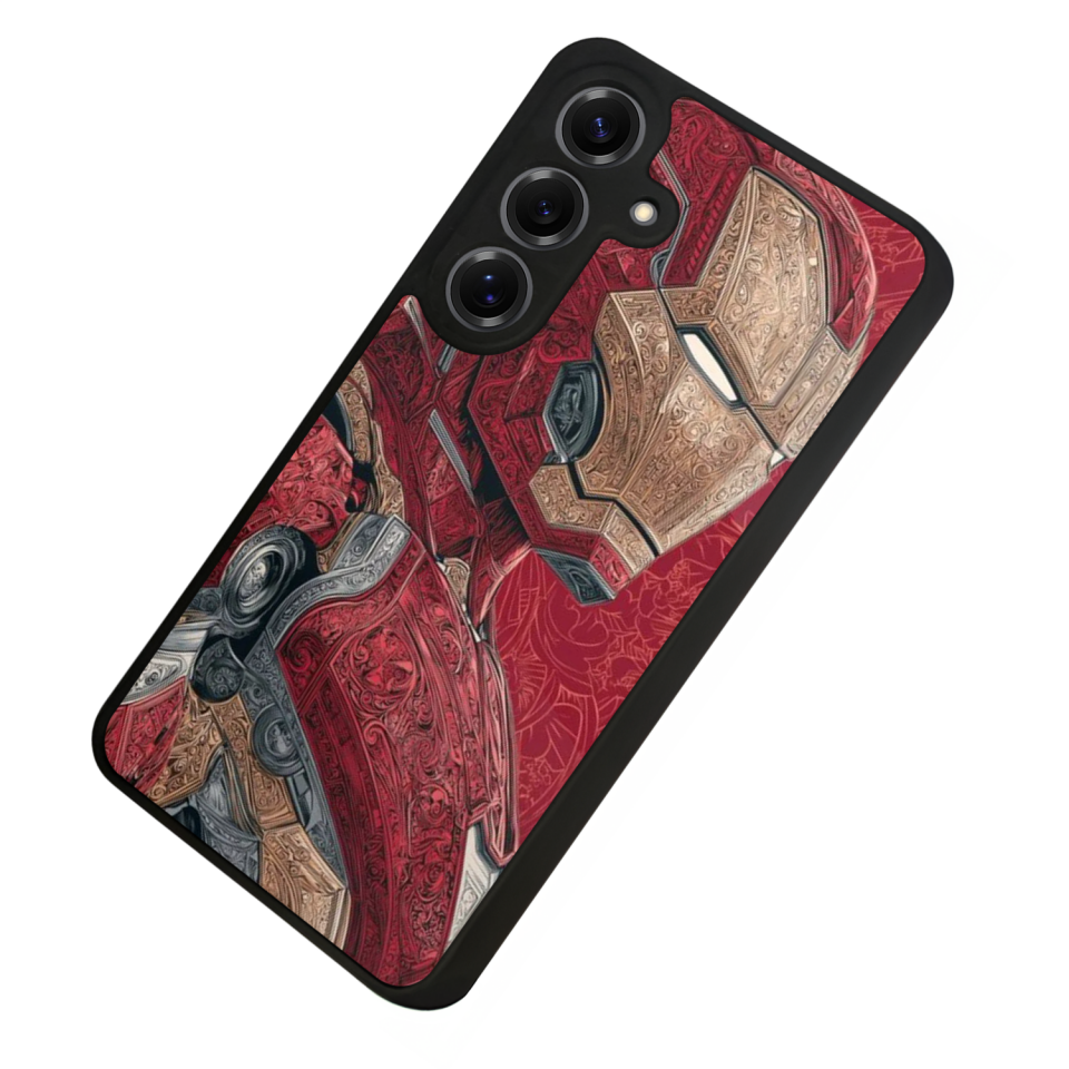 Samsung Galaxy S25 Uyumlu Iron Man ( Demir Adam ) Tasarımlı Glossy Premium Kılıf