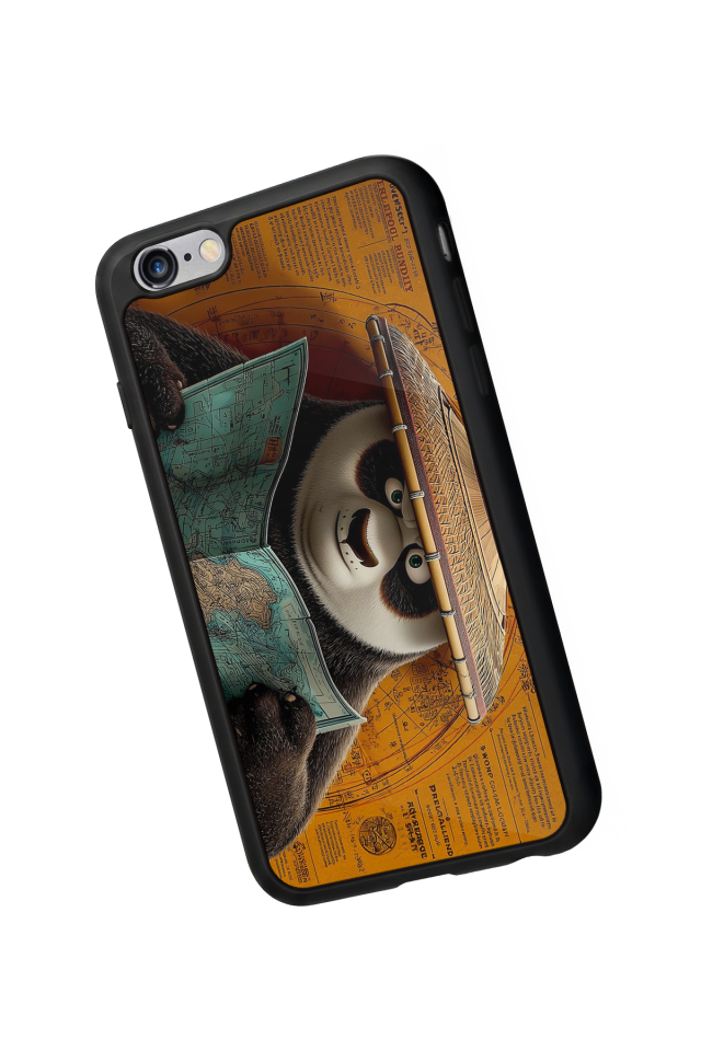 iPhone 6s Plus Uyumlu Kung Fu Panda Tasarımlı Glossy Premium Kılıf