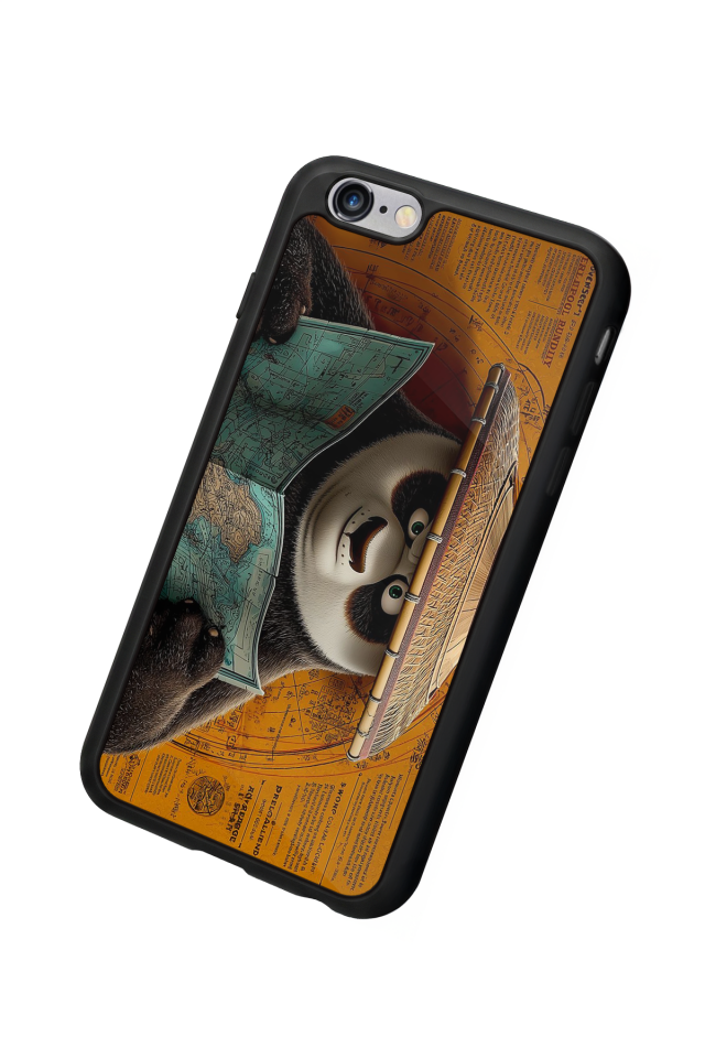 iPhone 6s Plus Uyumlu Kung Fu Panda Tasarımlı Glossy Premium Kılıf