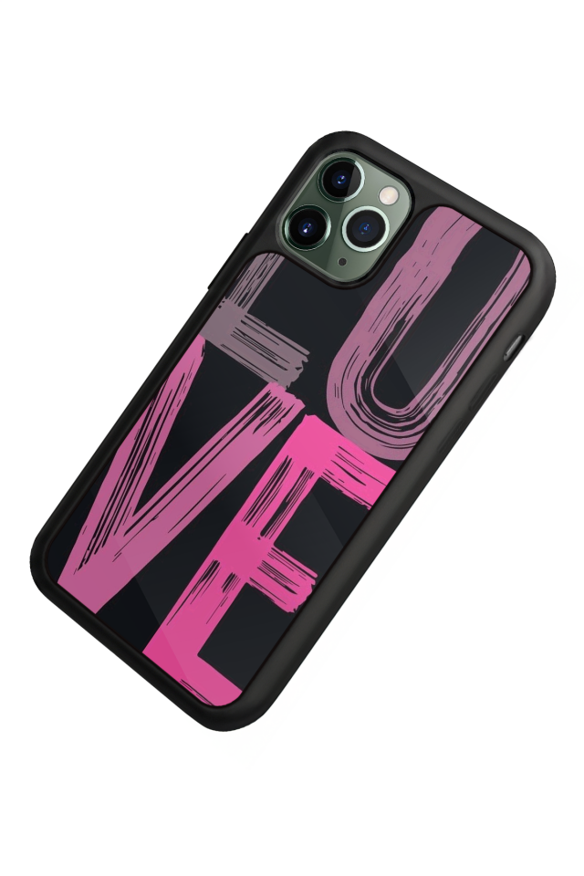 iPhone 11 Pro Max Uyumlu Love Tasarımlı Glossy Premium Kılıf