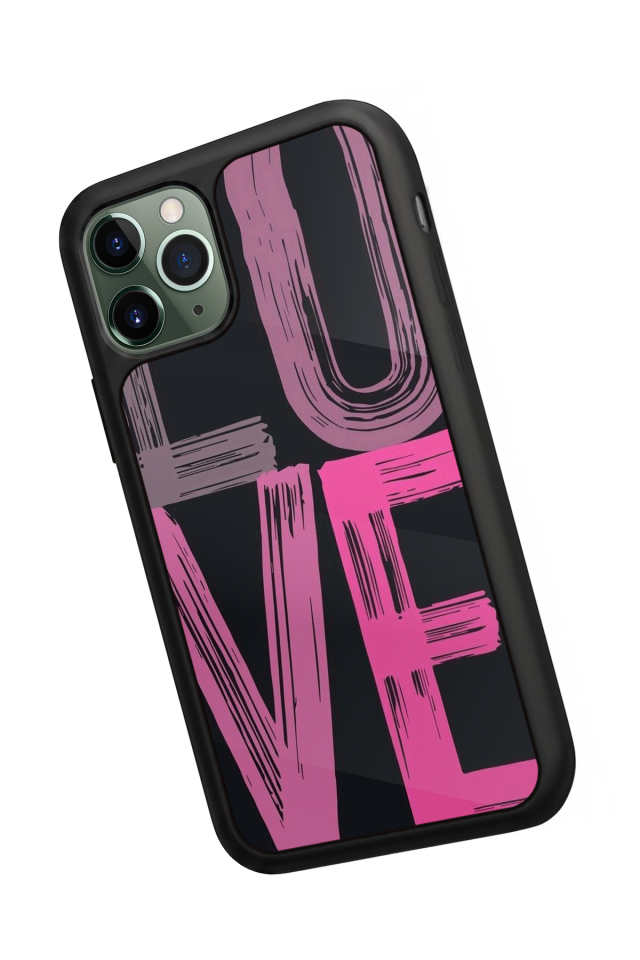 iPhone 11 Pro Max Uyumlu Love Tasarımlı Glossy Premium Kılıf