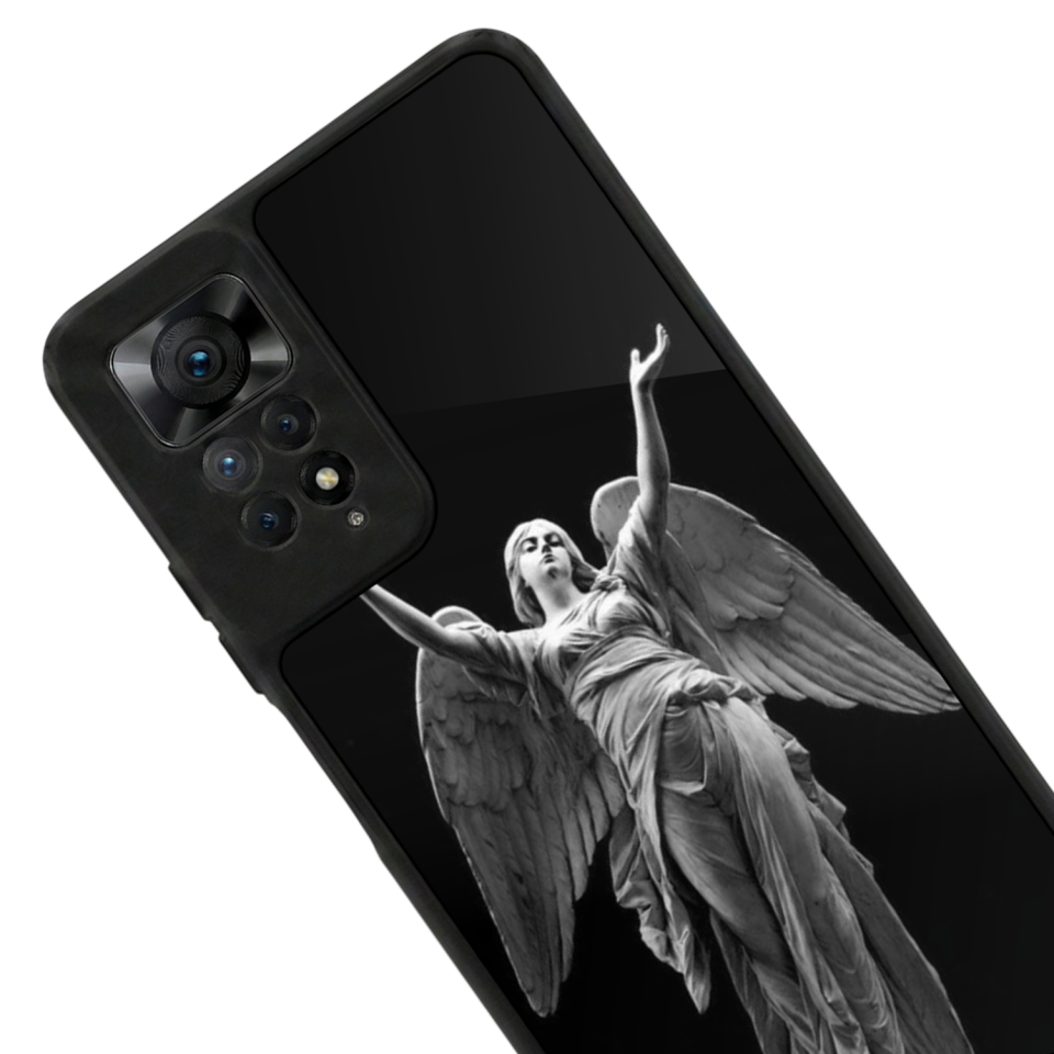 Xiaomi Redmi Note 12 Pro Uyumlu Melek Tasarımlı Glossy Premium Kılıf