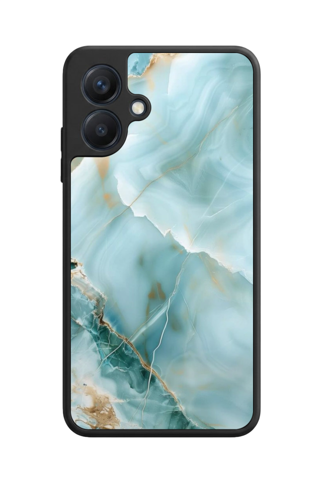 Samsung Galaxy A07 Uyumlu Mermer Marble Tasarımlı Glossy Premium Kılıf