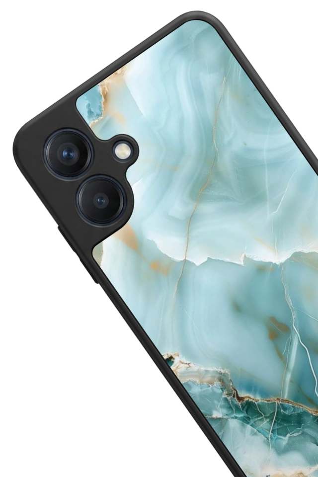 Samsung Galaxy A07 Uyumlu Mermer Marble Tasarımlı Glossy Premium Kılıf