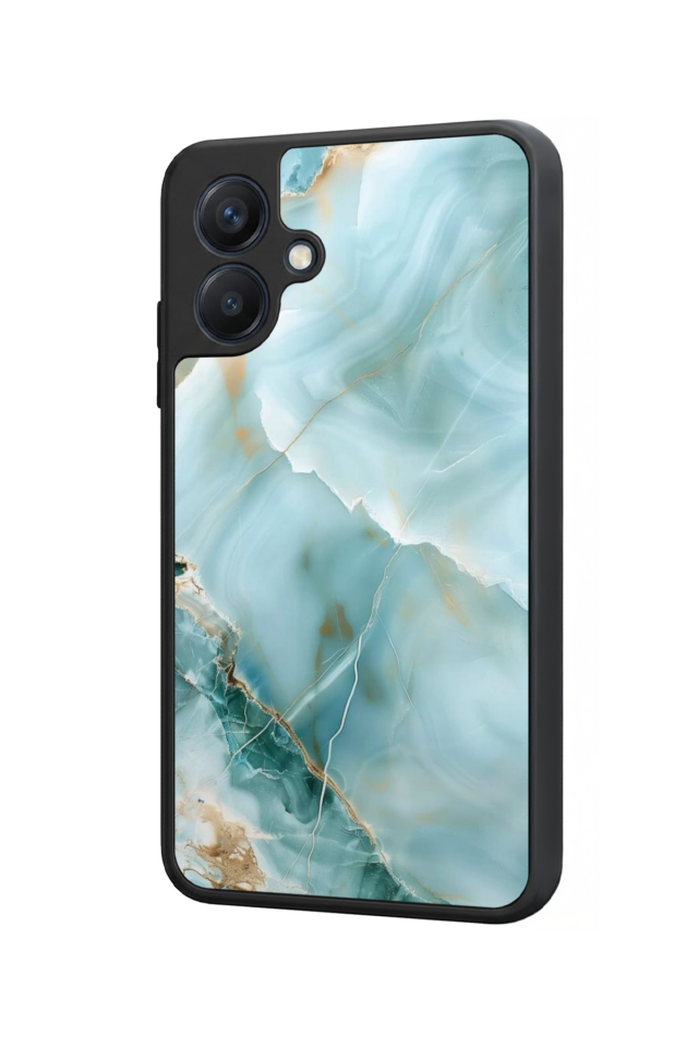 Samsung Galaxy A07 Uyumlu Mermer Marble Tasarımlı Glossy Premium Kılıf