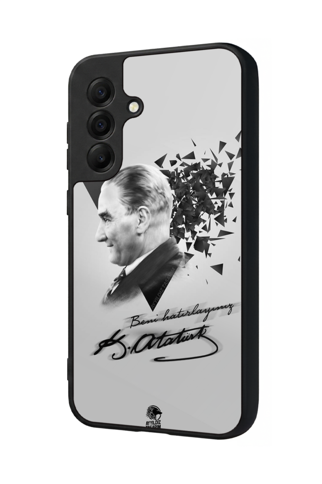 Samsung Galaxy A17 Uyumlu Mustafa Kemal Ataturk Tasarımlı Glossy Premium Kılıf