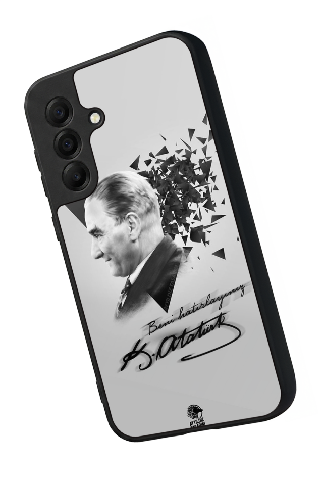 Samsung Galaxy A17 Uyumlu Mustafa Kemal Ataturk Tasarımlı Glossy Premium Kılıf