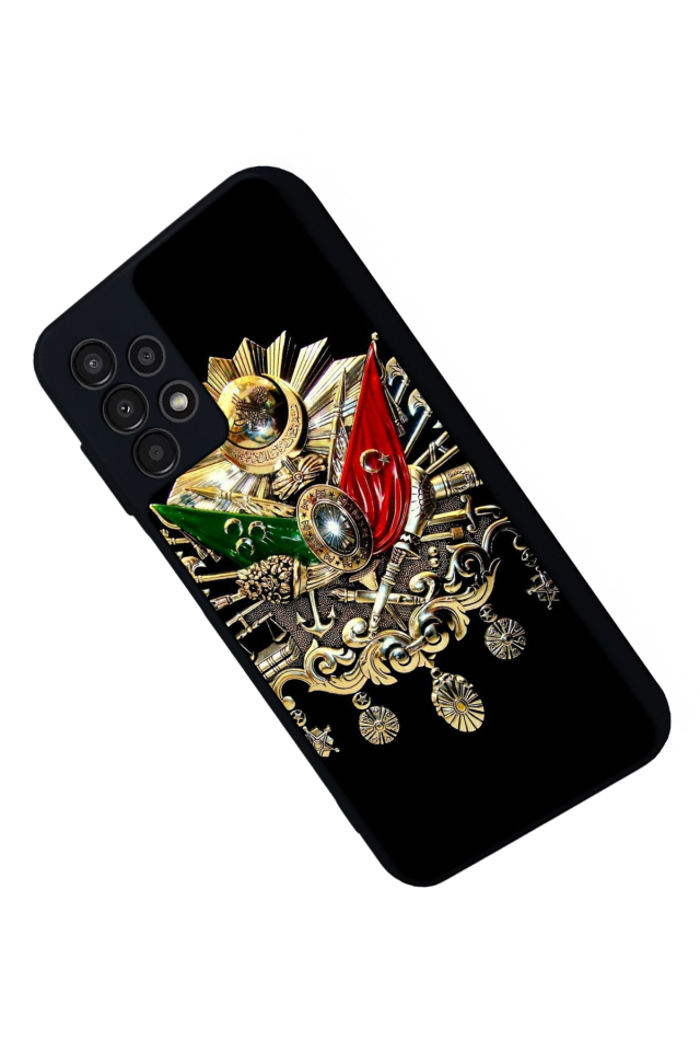 Samsung Galaxy A13 Uyumlu Osmanli Tugrasi Tasarımlı Glossy Premium Kılıf
