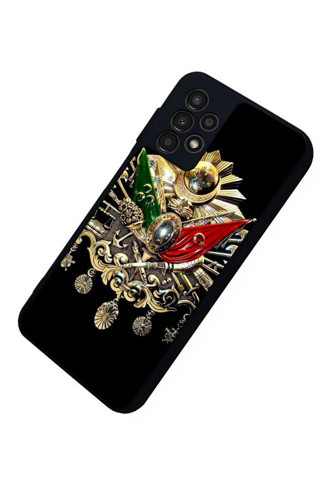 Samsung Galaxy A13 Uyumlu Osmanli Tugrasi Tasarımlı Glossy Premium Kılıf