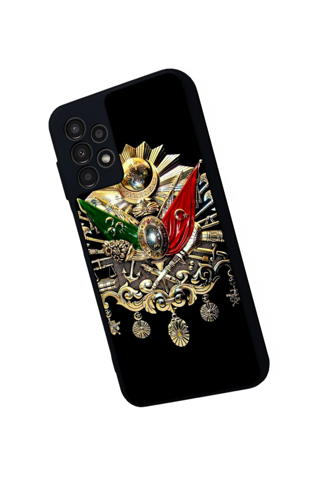 Samsung Galaxy A13 Uyumlu Osmanli Tugrasi Tasarımlı Glossy Premium Kılıf