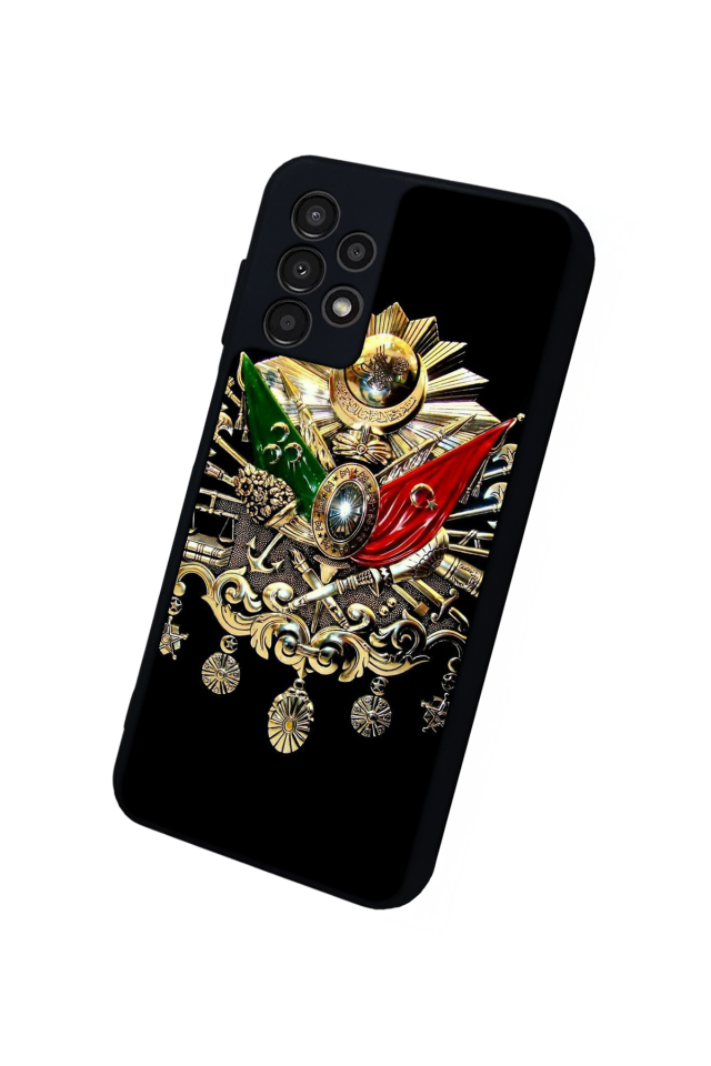 Samsung Galaxy A13 Uyumlu Osmanli Tugrasi Tasarımlı Glossy Premium Kılıf