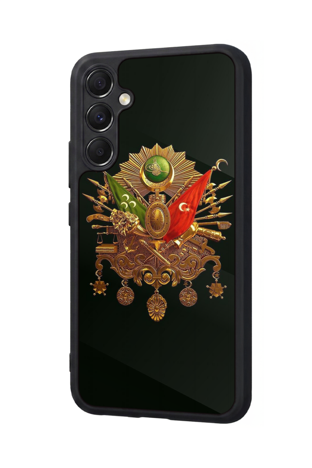 Samsung Galaxy M34 Uyumlu Osmanli Tugrasi Tasarımlı Glossy Premium Kılıf