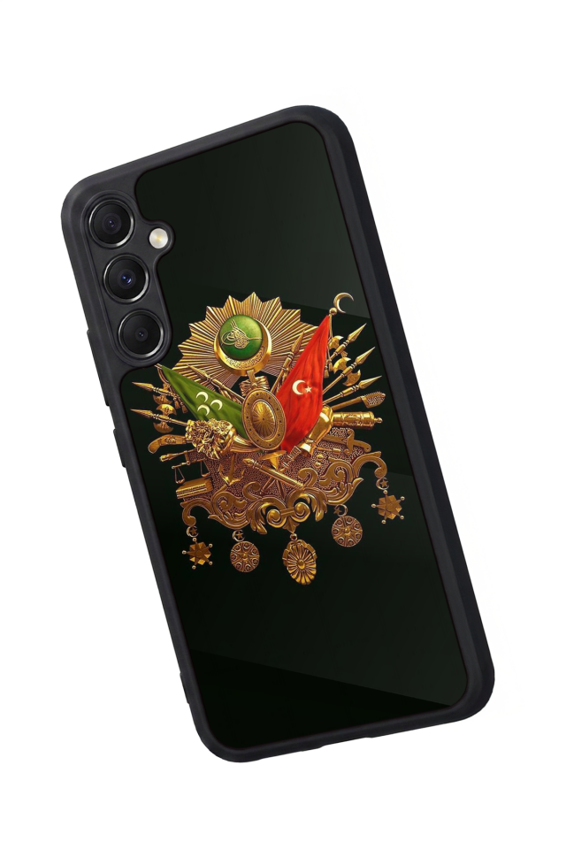 Samsung Galaxy M34 Uyumlu Osmanli Tugrasi Tasarımlı Glossy Premium Kılıf