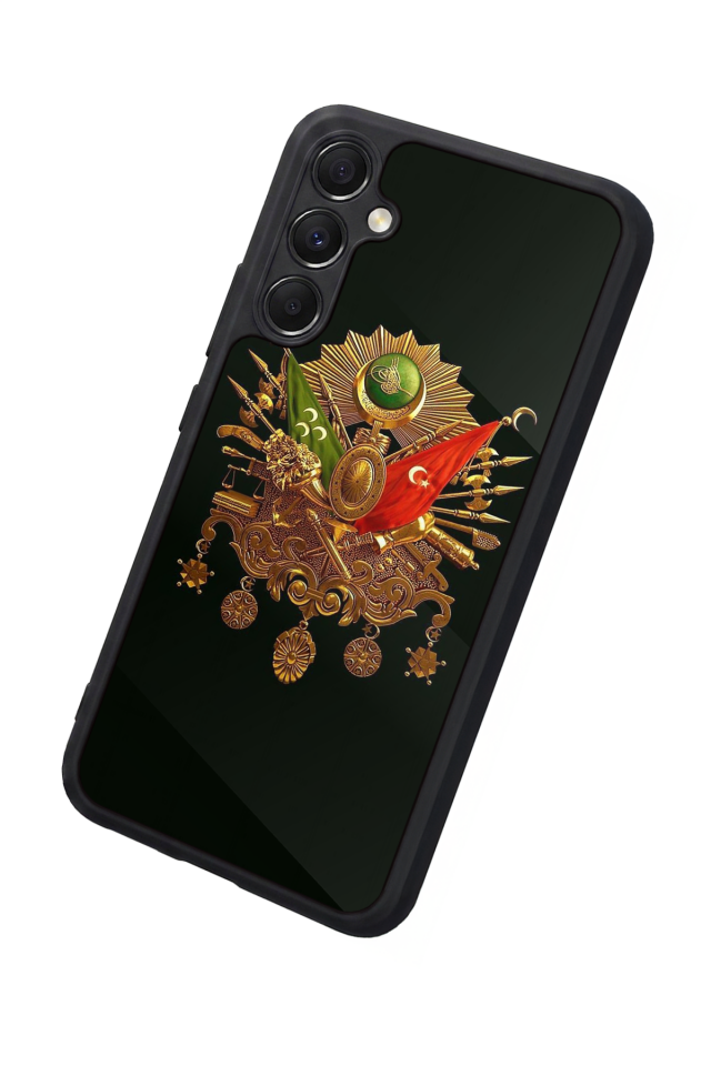 Samsung Galaxy M34 Uyumlu Osmanli Tugrasi Tasarımlı Glossy Premium Kılıf