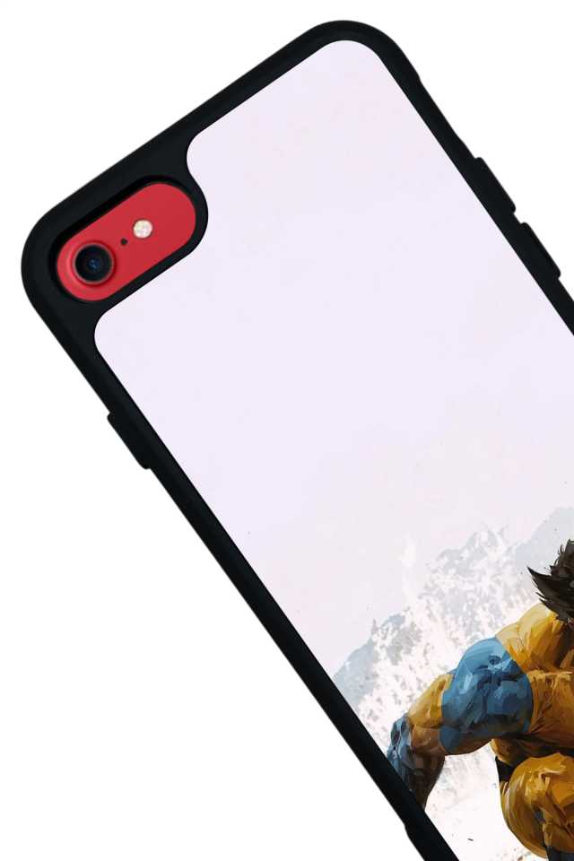 iPhone 8 Uyumlu Wolverine Tasarımlı Glossy Premium Kılıf