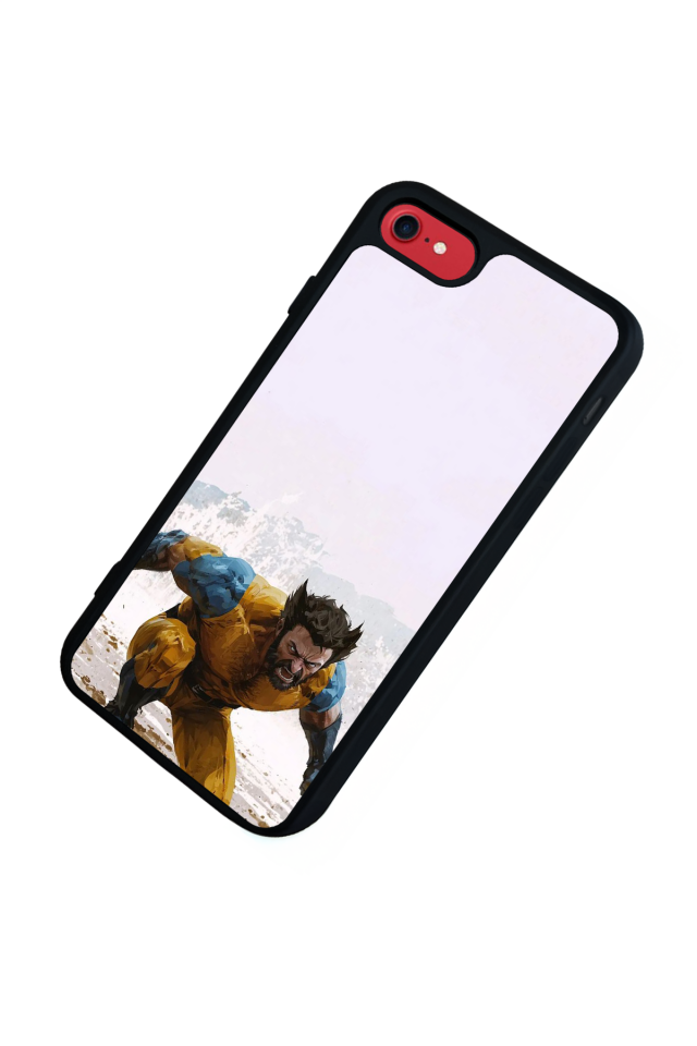 iPhone 8 Uyumlu Wolverine Tasarımlı Glossy Premium Kılıf