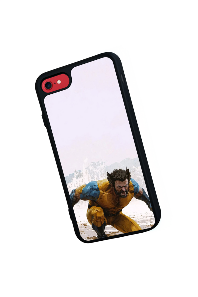 iPhone 8 Uyumlu Wolverine Tasarımlı Glossy Premium Kılıf