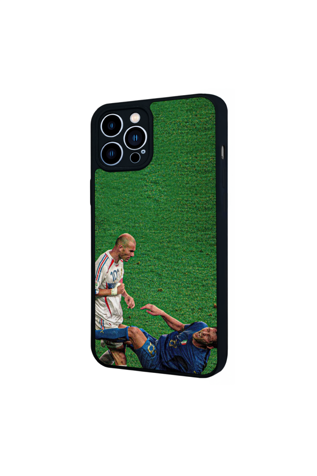 iPhone 12 Pro Max Uyumlu Zidane Tasarımlı Glossy Premium Kılıf