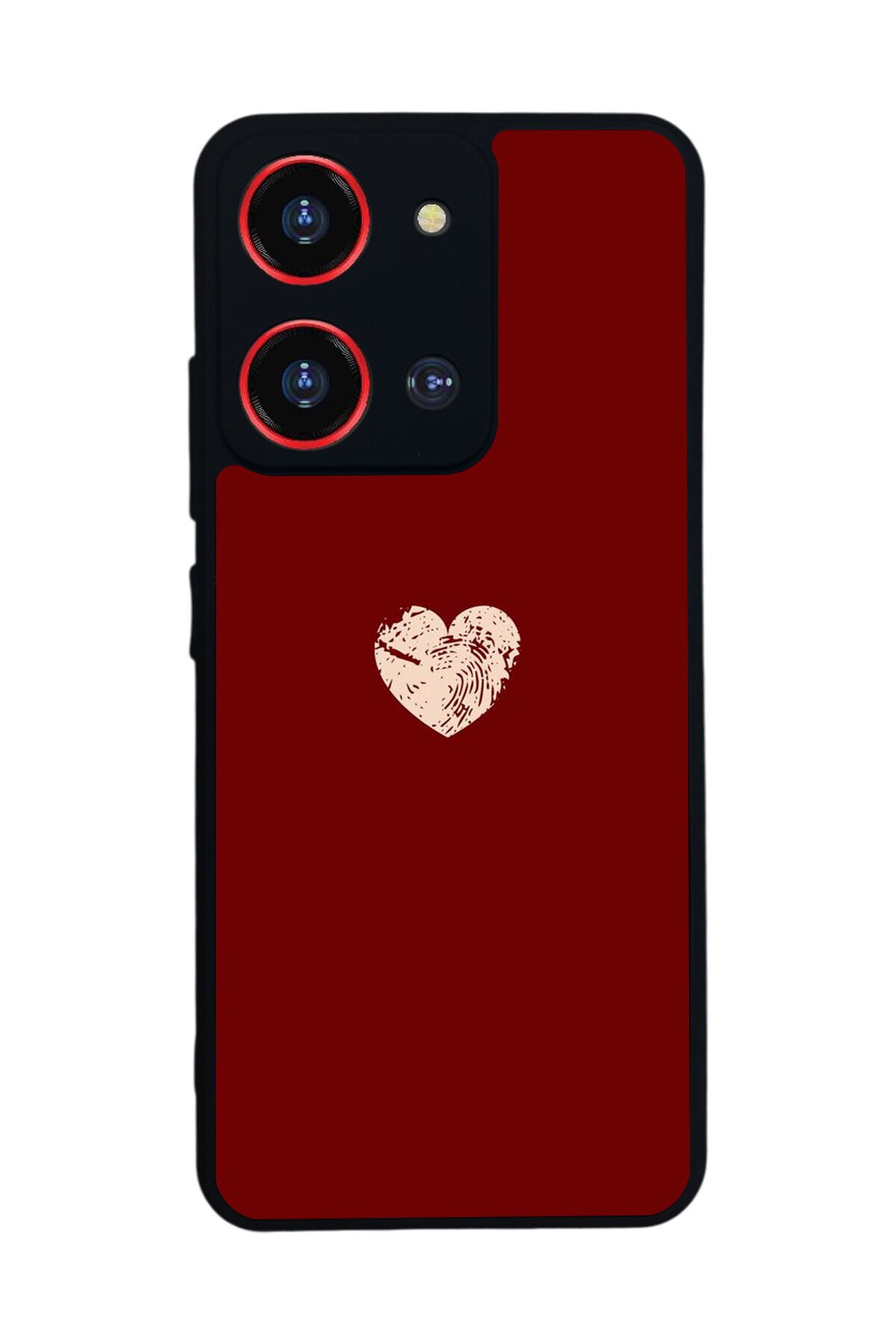 Reeder S19 Max Pro S 108MP Uyumlu Kalp Love Tasarımlı Glossy Premium Kılıf