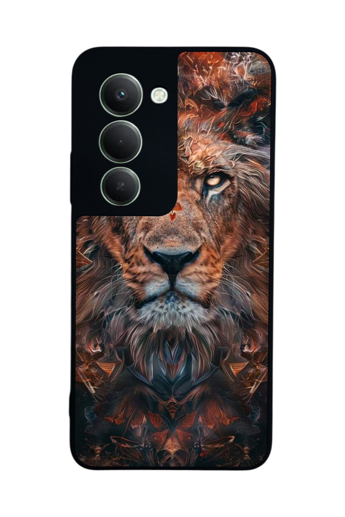 Xiaomi Redmi 15 5G Uyumlu Aslan Tasarımlı Glossy Premium Kılıf