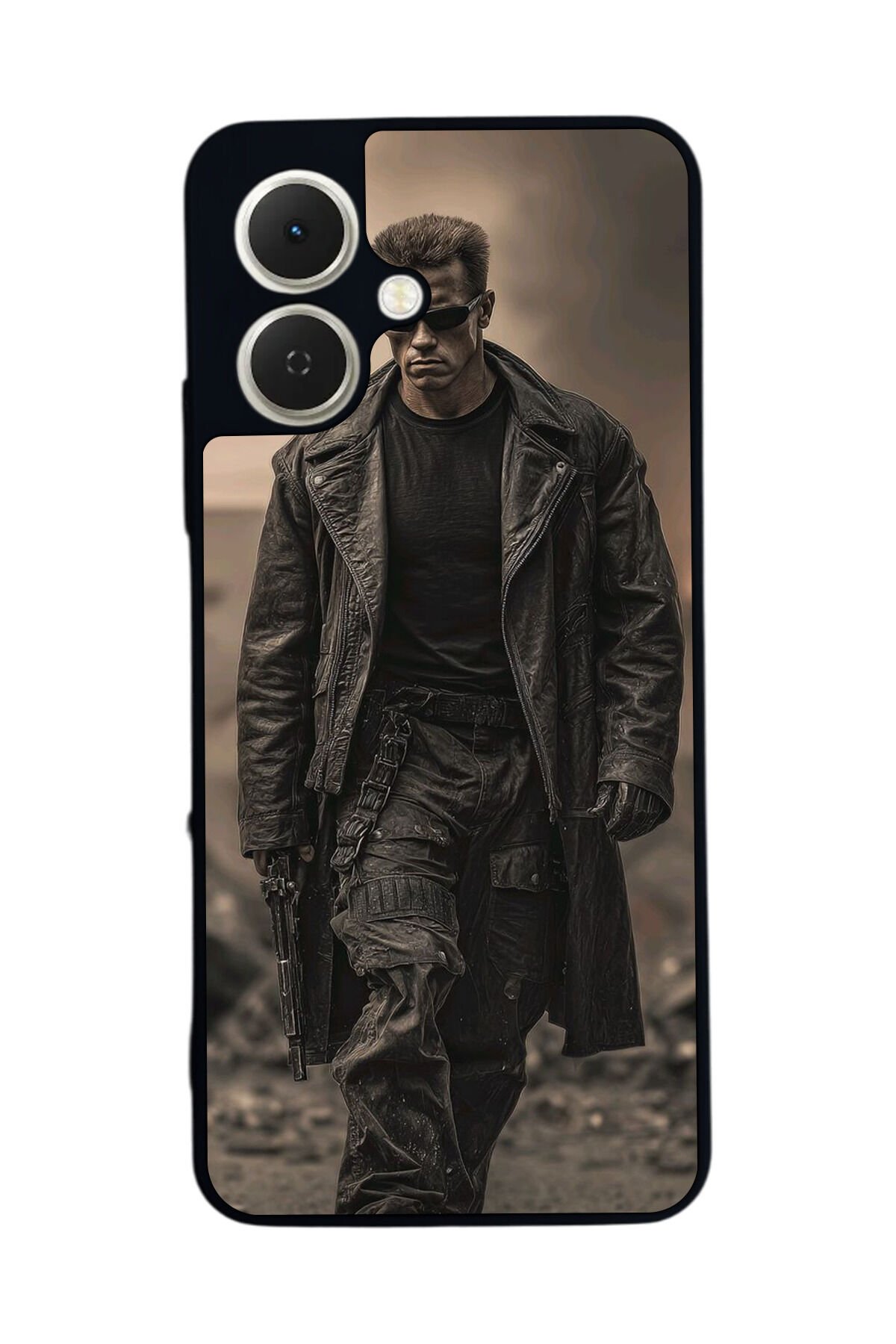 Tecno Spark GO 2 Uyumlu Terminator Tasarımlı Glossy Premium Kılıf
