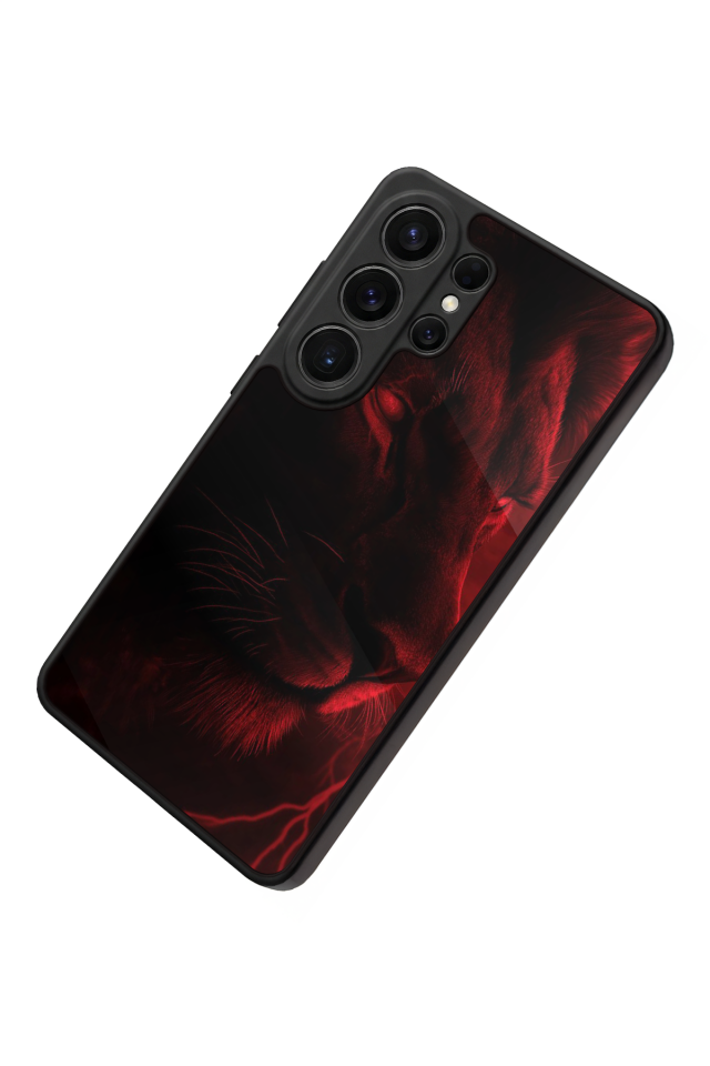 Samsung Galaxy S26 Ultra Uyumlu Aslan Tasarımlı Glossy Premium Kılıf