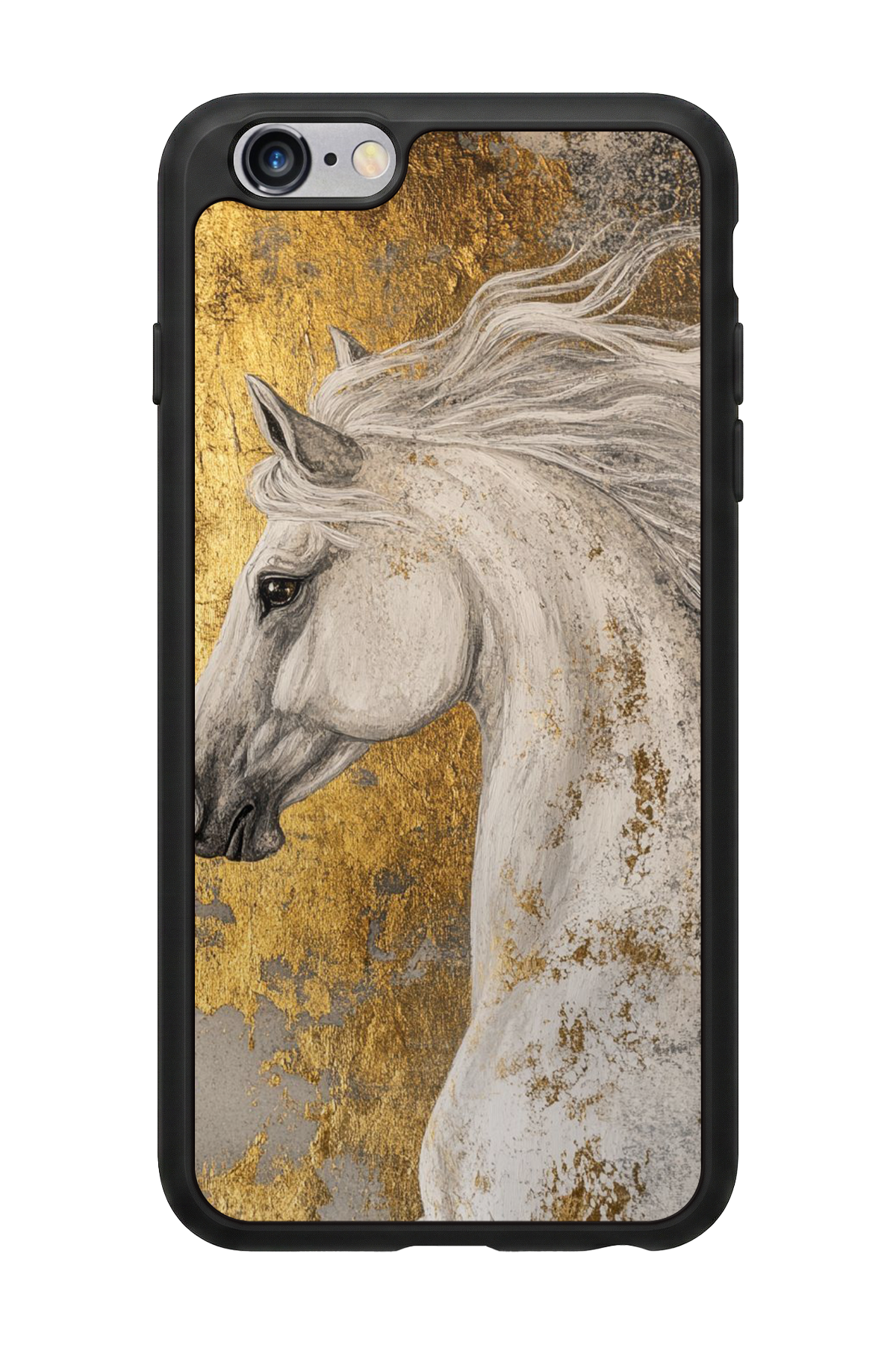 iPhone 6 Plus Uyumlu At Horse Tasarımlı Glossy Premium Kılıf