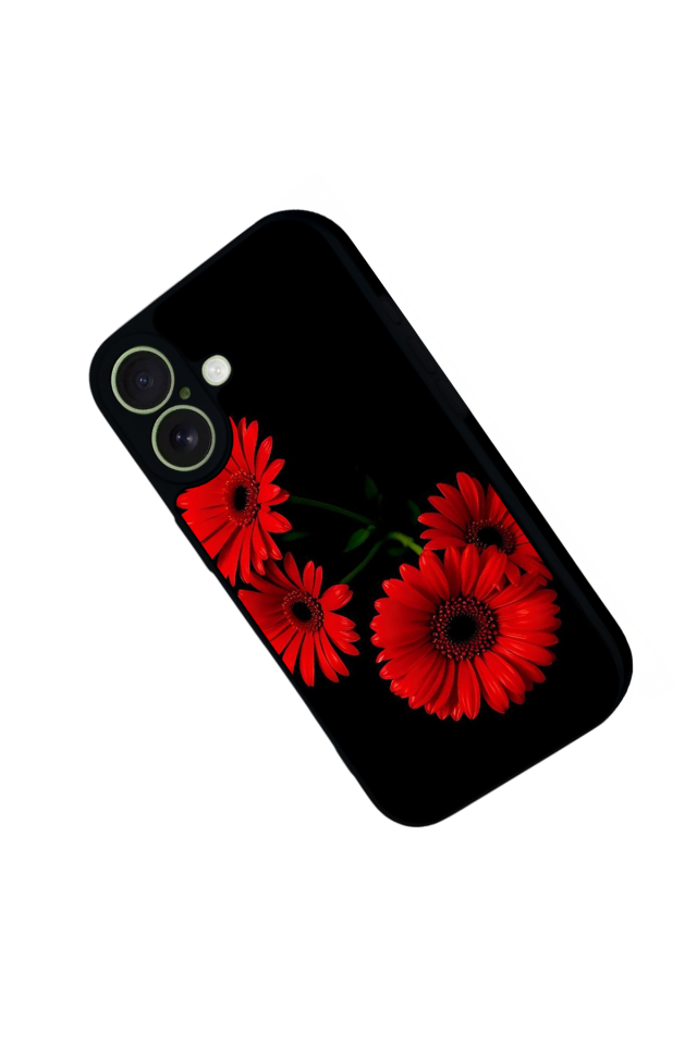 iPhone 17 Uyumlu Cicek Tasarımlı Glossy Premium Kılıf