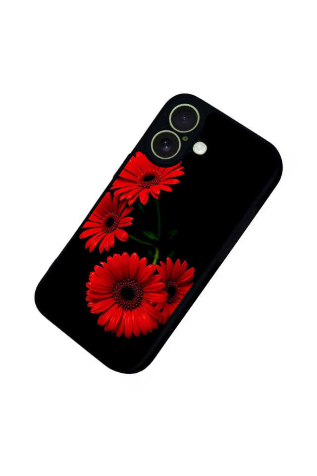 iPhone 17 Uyumlu Cicek Tasarımlı Glossy Premium Kılıf
