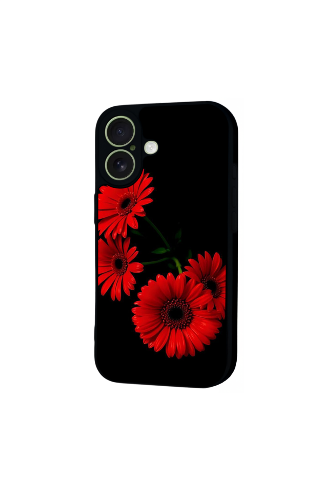 iPhone 17 Uyumlu Cicek Tasarımlı Glossy Premium Kılıf