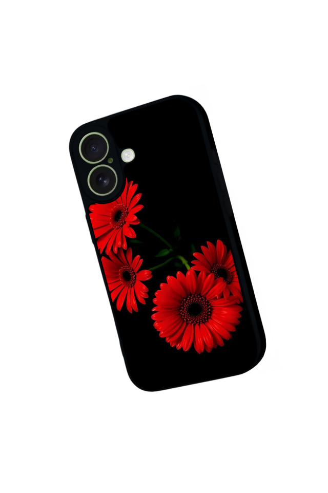 iPhone 17 Uyumlu Cicek Tasarımlı Glossy Premium Kılıf