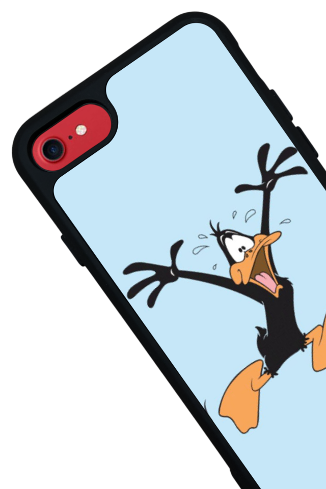 iPhone SE Uyumlu Daffy duck Tasarımlı Glossy Premium Kılıf