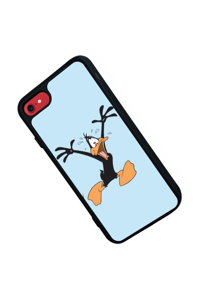 iPhone SE Uyumlu Daffy duck Tasarımlı Glossy Premium Kılıf