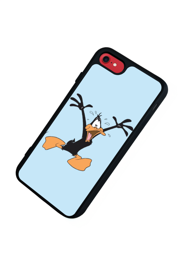 iPhone SE Uyumlu Daffy duck Tasarımlı Glossy Premium Kılıf